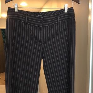 Brown pinstripes dress pants